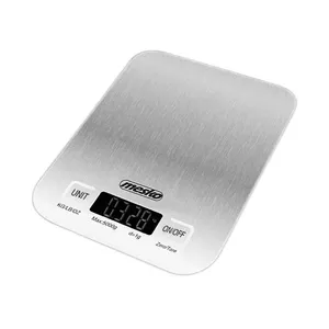 Mesko Home MS 3169 kitchen scale Stainless steel, White Countertop Rectangle Electronic kitchen scale