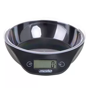 Mesko Home MS 3164 virtuves svari Melns Novietojams uz galda Apaļš Elektroniskie virtuves svari