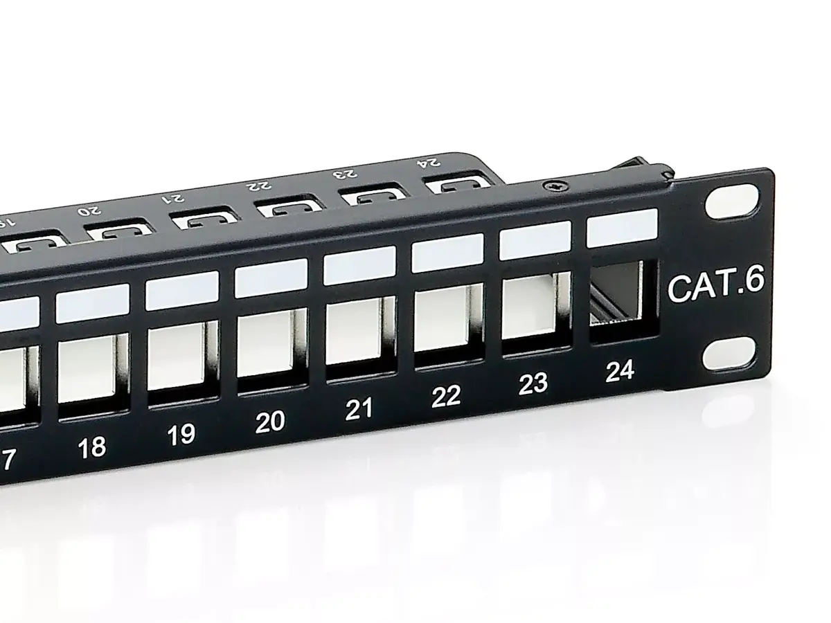 Pārejas panelis Equip 24-Port Keystone Cat.6 Shielded Photo 5