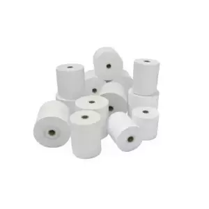 Receipt roll, normal paper (with carbon copy), 76mm, white, yellow