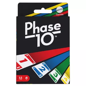 Карточная игра MATTEL Phase 10 — семейная игра, жанр shedding, возраст 7+