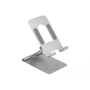 DeLOCK Smartphone Stand adjustable aluminium 122 g Mobile phone Passive holder Indoor