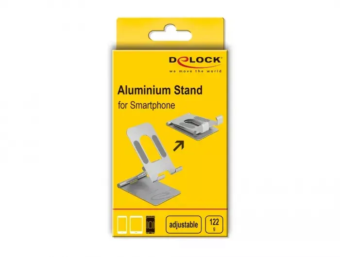 Smartphone Stand DeLOCK adjustable aluminium Photo 4