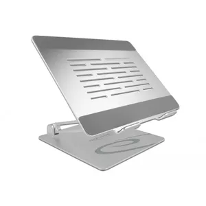 Laptop Stand DeLOCK 18414 Adjustable Aluminium Width 280mm Depth 230mm Height 40mm