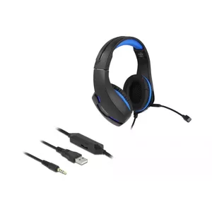 Austiņas DeLOCK Gaming Headset Over-Ear
