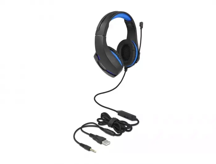 Austiņas DeLOCK Gaming Headset Over-Ear Photo 2