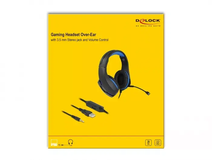 Austiņas DeLOCK Gaming Headset Over-Ear Photo 5