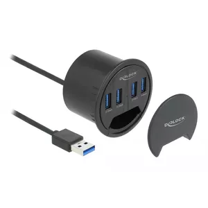 USB хаб DeLOCK 64153 Type-A 5000 Mbit/c Черный