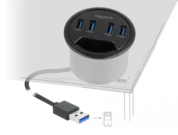 USB centrmezgls DeLOCK 64153 Photo 2