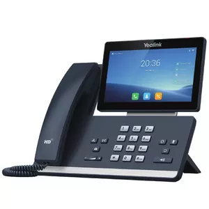 IP tālrunis Yealink SIP-T58W — pelēks ar LCD skārienekrānu, Wi‑Fi, Bluetooth, PoE, skaļrunis