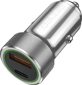 Автомобильное зарядное устройство PEDEA 60040110 универсальное серебристое AC → USB‑C быстрая зарядка (100–240 В, 1× USB‑C)