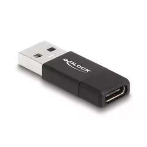 DeLOCK 60001 Переходник USB A USB C Черный
