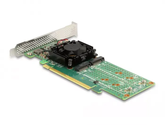PCI Express x16 Card to 4 x internal NVMe M.2 Key M Photo 2