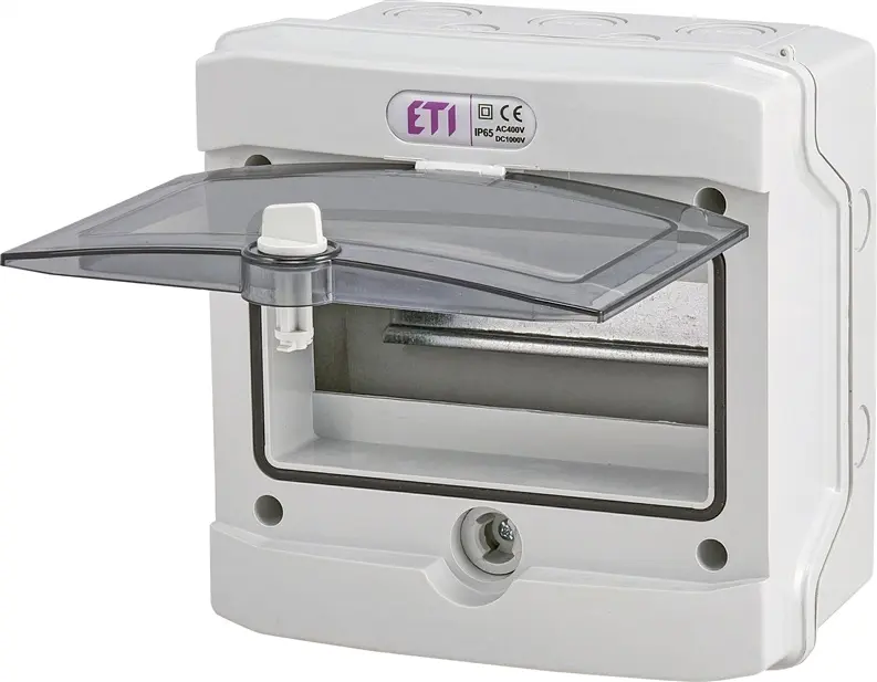 ETI ECH-8G Surface Mounted Distribution Box 8 Modules Photo 2