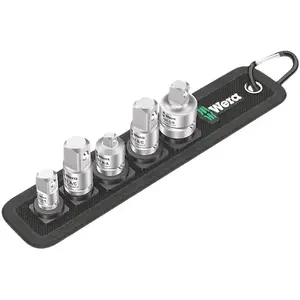 Socket set Wera 781/5 Set 1 1/4" Drive Imperial 230 mm