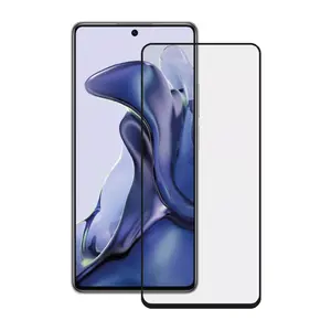 Защитное стекло Vivanco Full Clear для Xiaomi 11T / 11T Pro, закалённое, 1 шт., чёрный/прозрачный