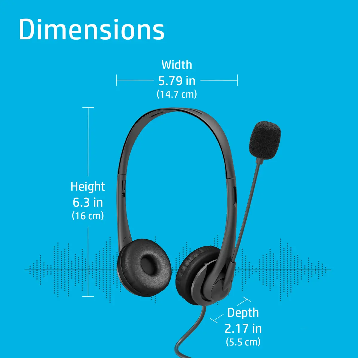 HP Stereo USB Headset G2 austiņas Photo 3