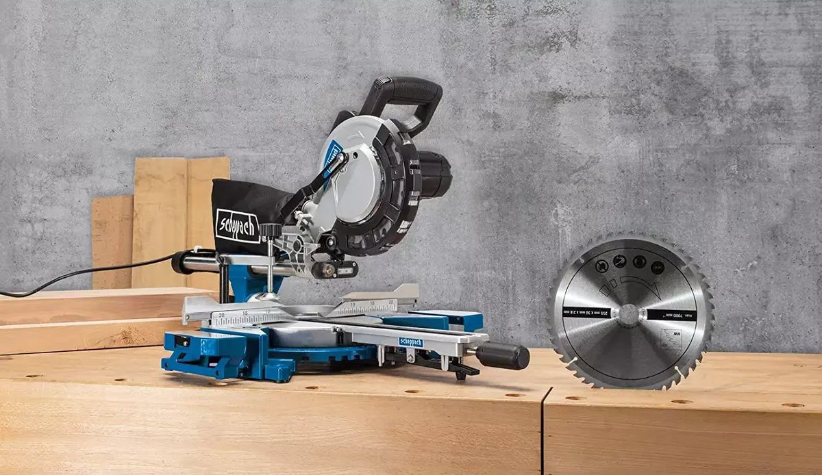 Radial Mitre Saw Scheppach HM216 216 mm 2000W Photo 3