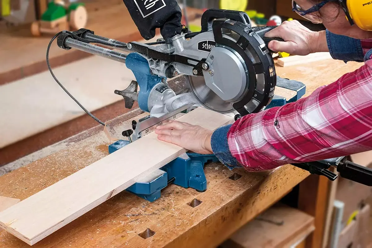 Radial Mitre Saw Scheppach HM216 216 mm 2000W Photo 5