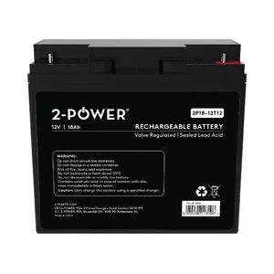 2-Power 2P18-12 UPS akumulators Noslēgts svina skābju (VRLA) 12 V 12 ampērstunda