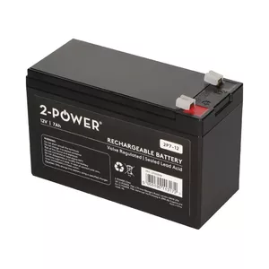 2-Power 2P7-12 UPS akumulators Noslēgts svina skābju (VRLA) 12 V 7 ampērstunda