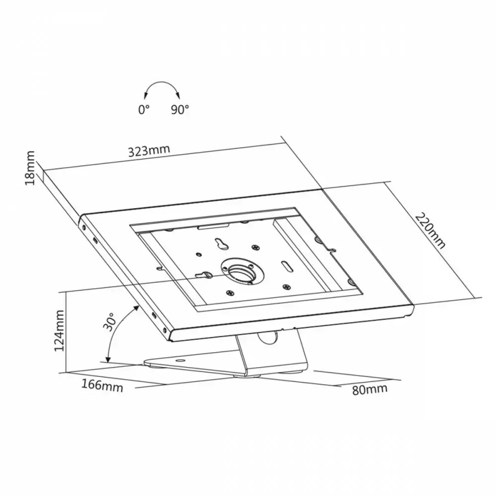 Desk table stand MACLEAN MC-909W Photo 9