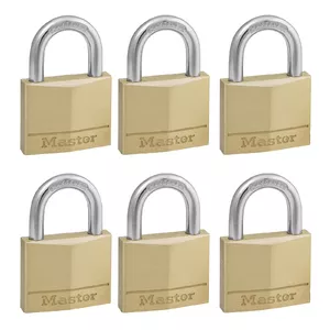 Цепной замок MASTER LOCK 140EURSIX 6 шт Ключевой 4 см