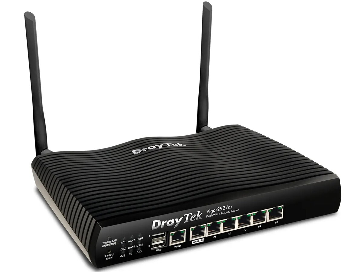 Bezvadu maršrutētājs DrayTek Vigor 2927ax Gigabit