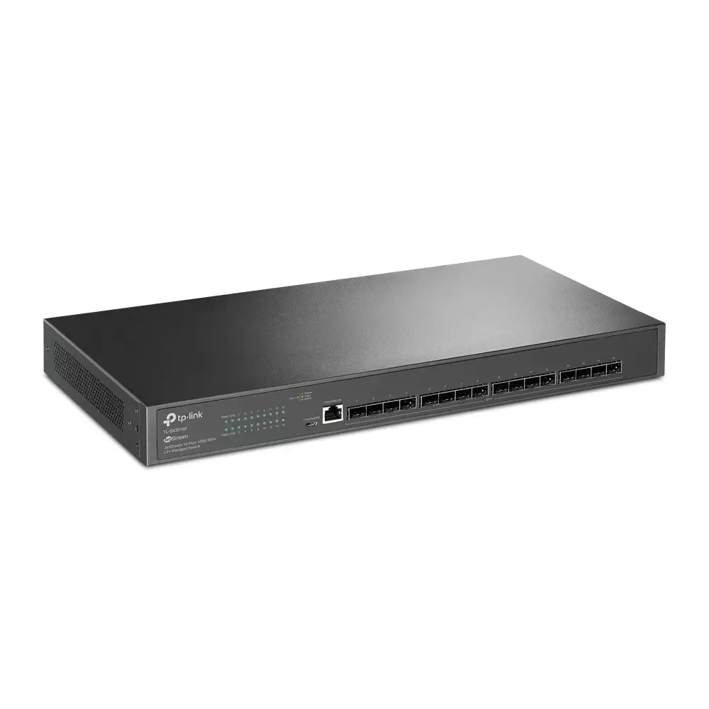 Managed Switch TP-Link JetStream 16-Port 10GE SFP+ Photo 2