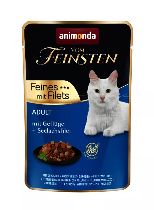 Mitrā barība kaķiem animonda Vom Feinsten