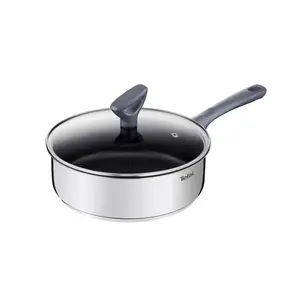 Saute Pan Tefal Daily Cook G7303255, round stainless steel, Ø 24 cm