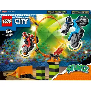 LEGO Bricks City 60299 Stunt Competition playset – modular stunt arena and vehicles