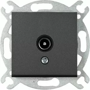 TV socket Viko by Panasonic NOVELLA 9210 5510 black — coaxial outlet for television connection