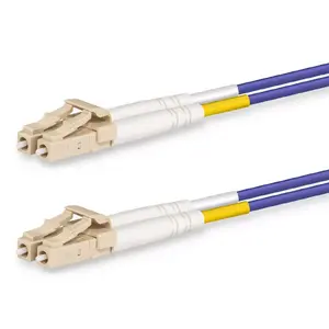 Fibre optic cable Lanview LVO231819 2x LC OM4 10 m Purple