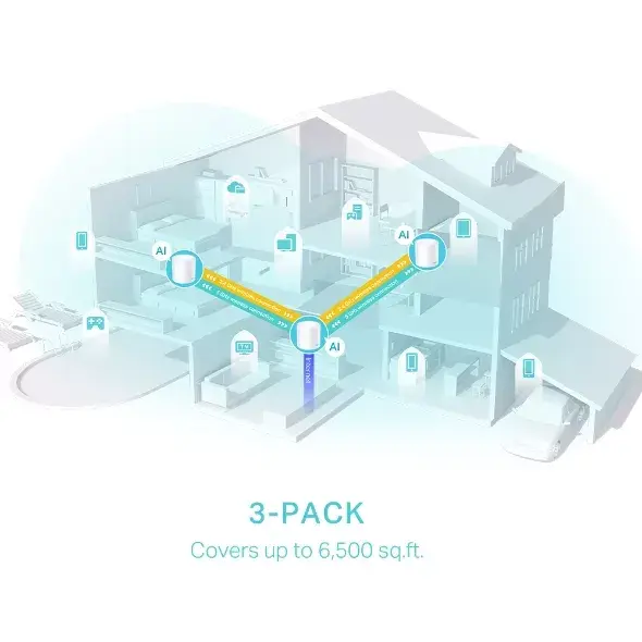 Mesh WiFi sistēma TP-Link AX3000 Photo 5