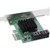 InLine SATA 6Gb/s kontrolieris 4x SATA PCIe 2.0 Photo 2
