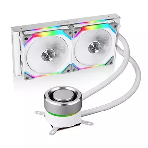 All-in-one liquid cooler Lian Li Galahad AIO 240 SL v2 — 240 mm radiator, Silver, supports AM5/AM4/LGA1700/LGA1200