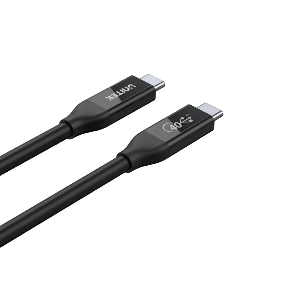 Unitek USB4 Gen 2x2 USB C kabelis C14100BK-0.8M Photo 2