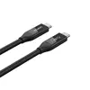 Unitek USB4 Gen 2x2 USB C kabelis C14100BK-0.8M Photo 2