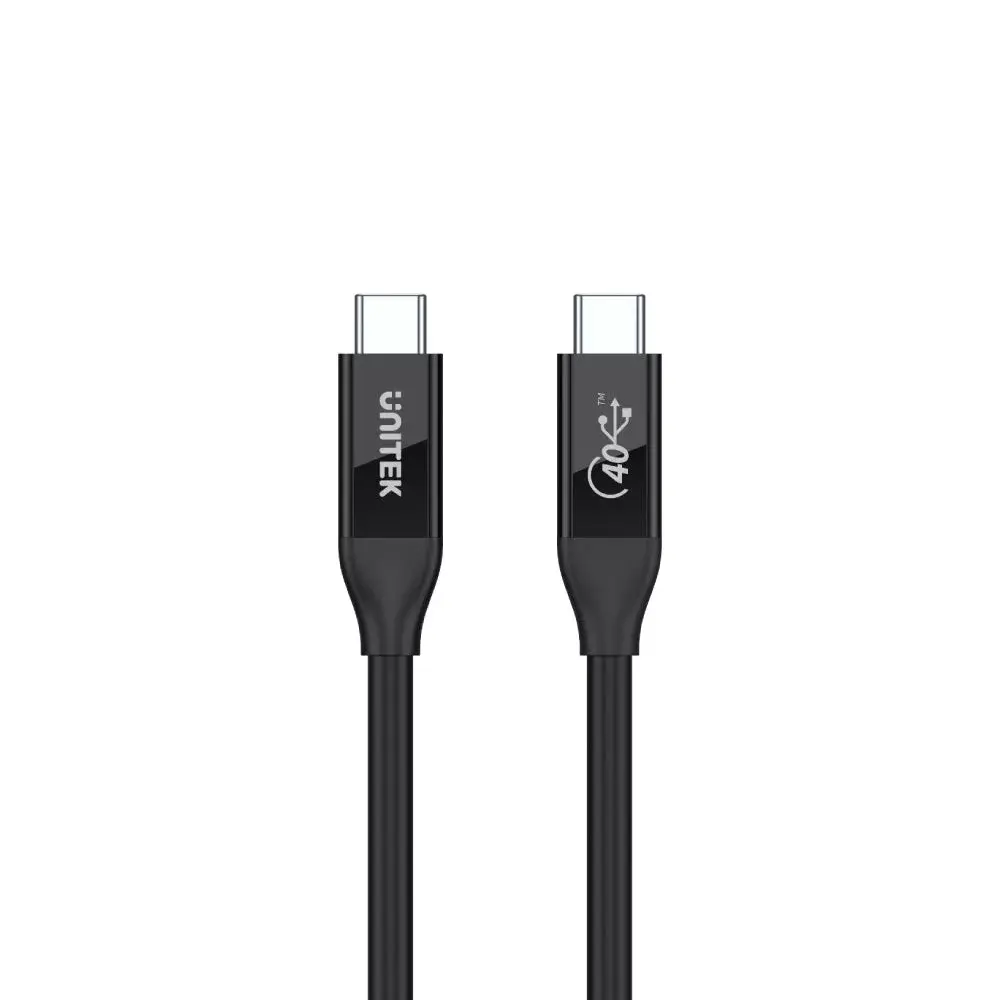 Unitek USB4 Gen 2x2 USB C kabelis C14100BK-0.8M Photo 3