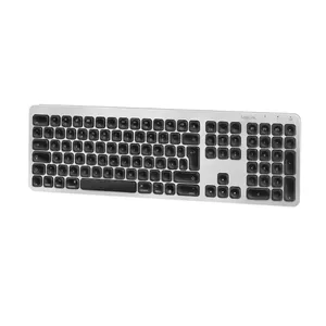 LogiLink ID0206 tastatūra Bluetooth sistēma QWERTZ Vācu Pelēks