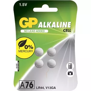 Щелочная батарея GP Batteries A76/LR44 1.5V Размер батареи LR44