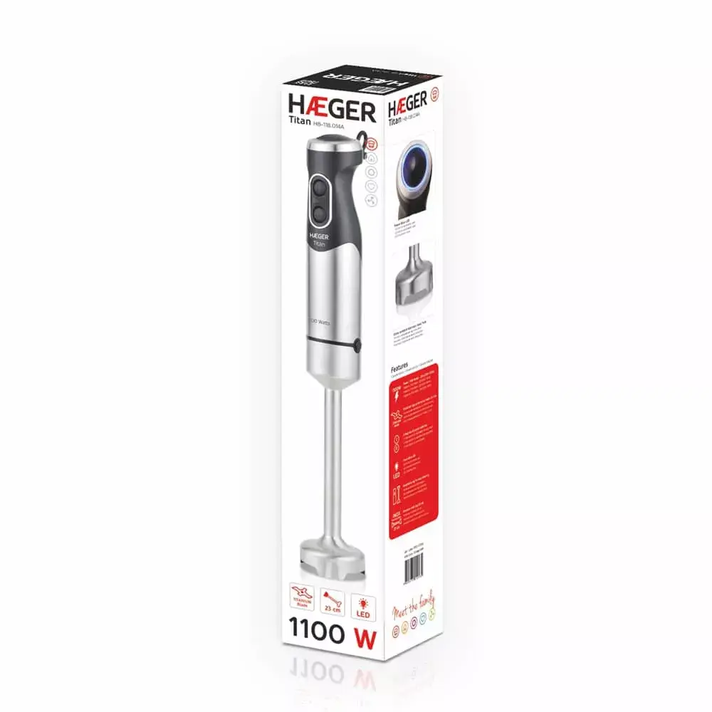 Iegremdējamais blenderis Haeger Hand Blender Titan Photo 5