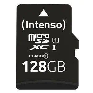 Intenso 3424491 MicroSDXC Memory Card 128 GB UHS-I Class 10 with Adapter