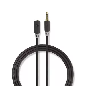 Audio Cable Nedis CABW22050AT50 5m 3.5mm Male to Female Anthracite