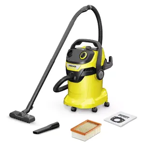 Пылесос сухой/влажной уборки Karcher WD 5 V-25/5/22, 25 л, 1100 Вт, кабель 5 м, шланг 2.2 м