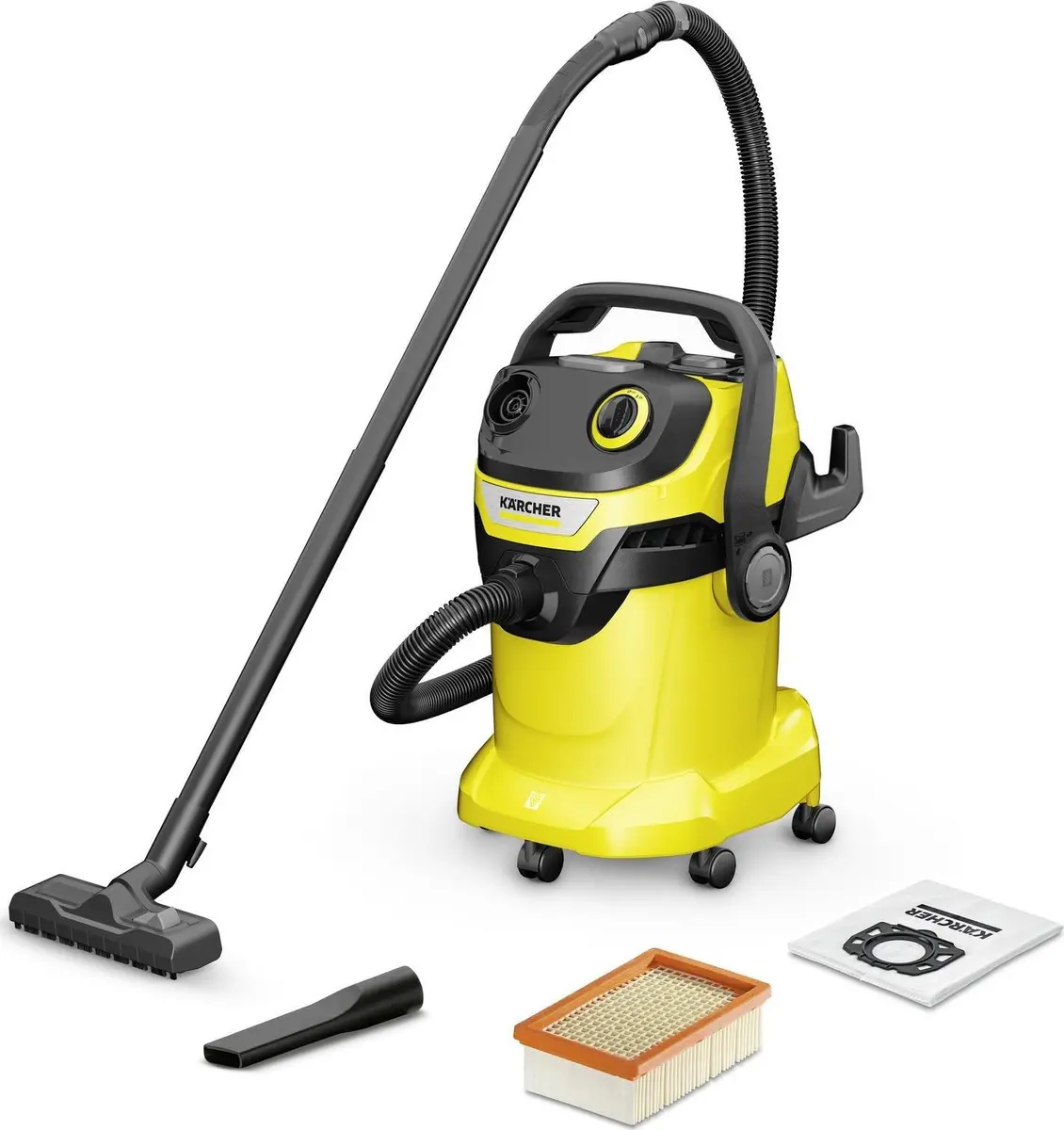 Sauso un mitro putekļsūcējs Karcher WD