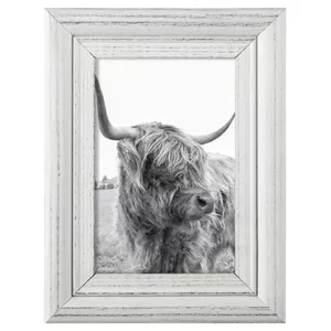 Single picture frame Hama Canuto White Glass Wood