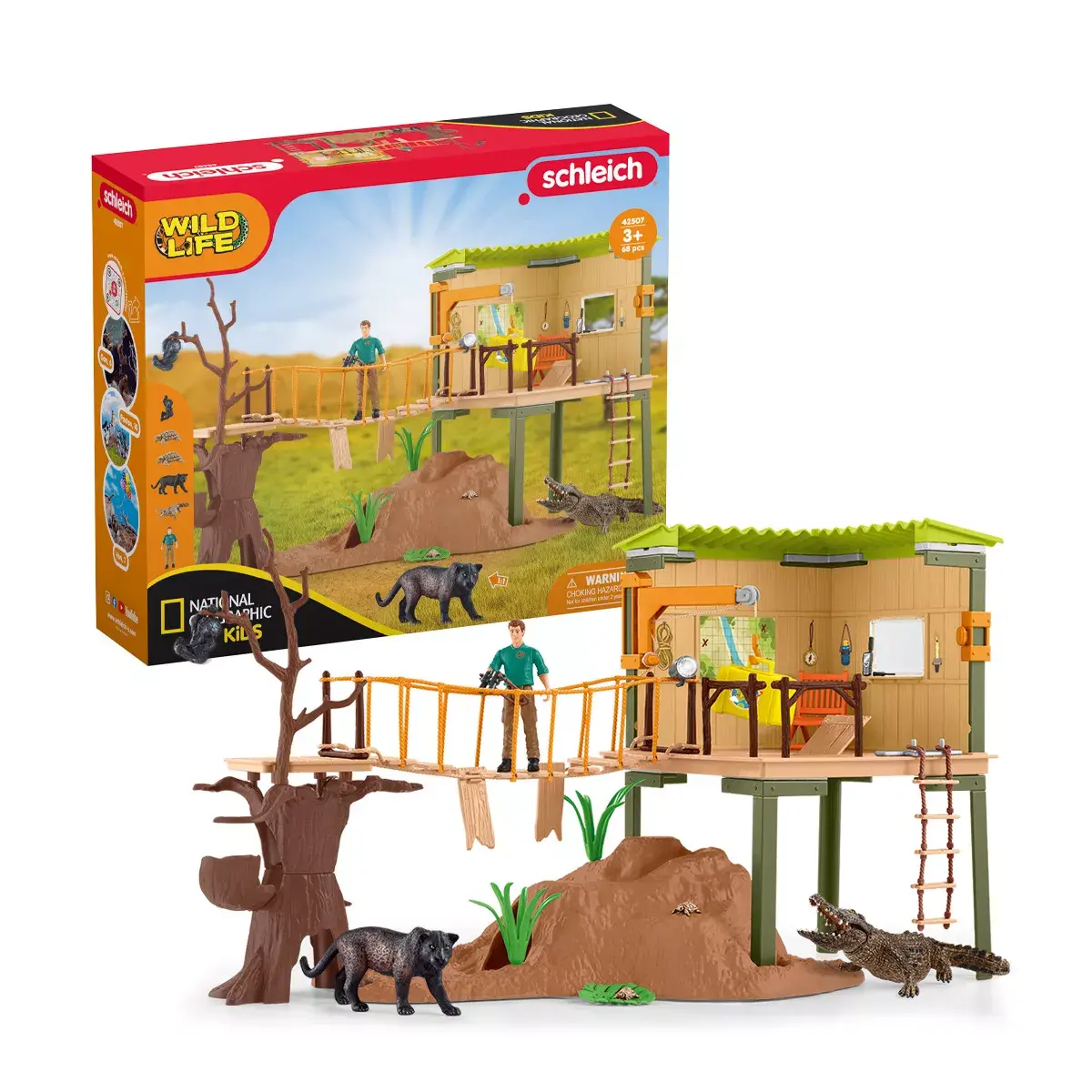 Darbība/Piedzīvojumi Schleich WILD LIFE Ranger Adventure Station 42507 Photo 2