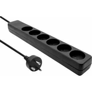 ProXtend Danish Power Strip 6-way 10M Black